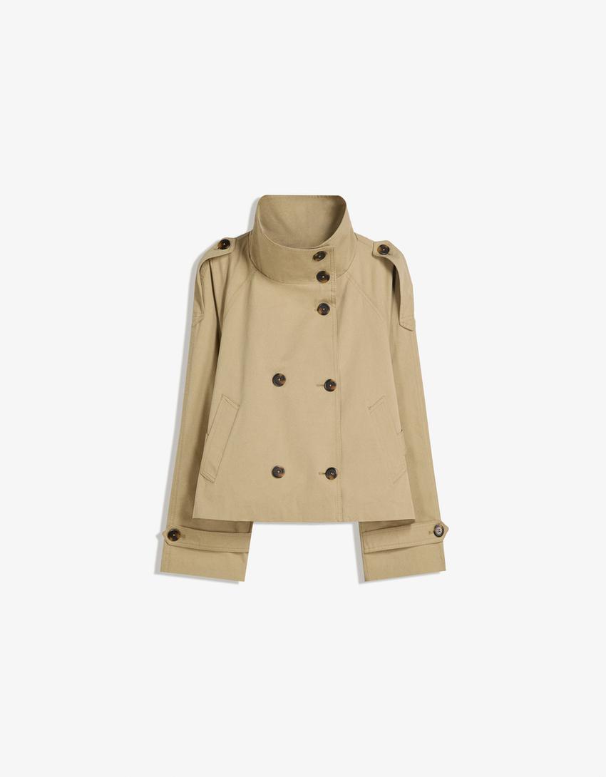 Short trench coat