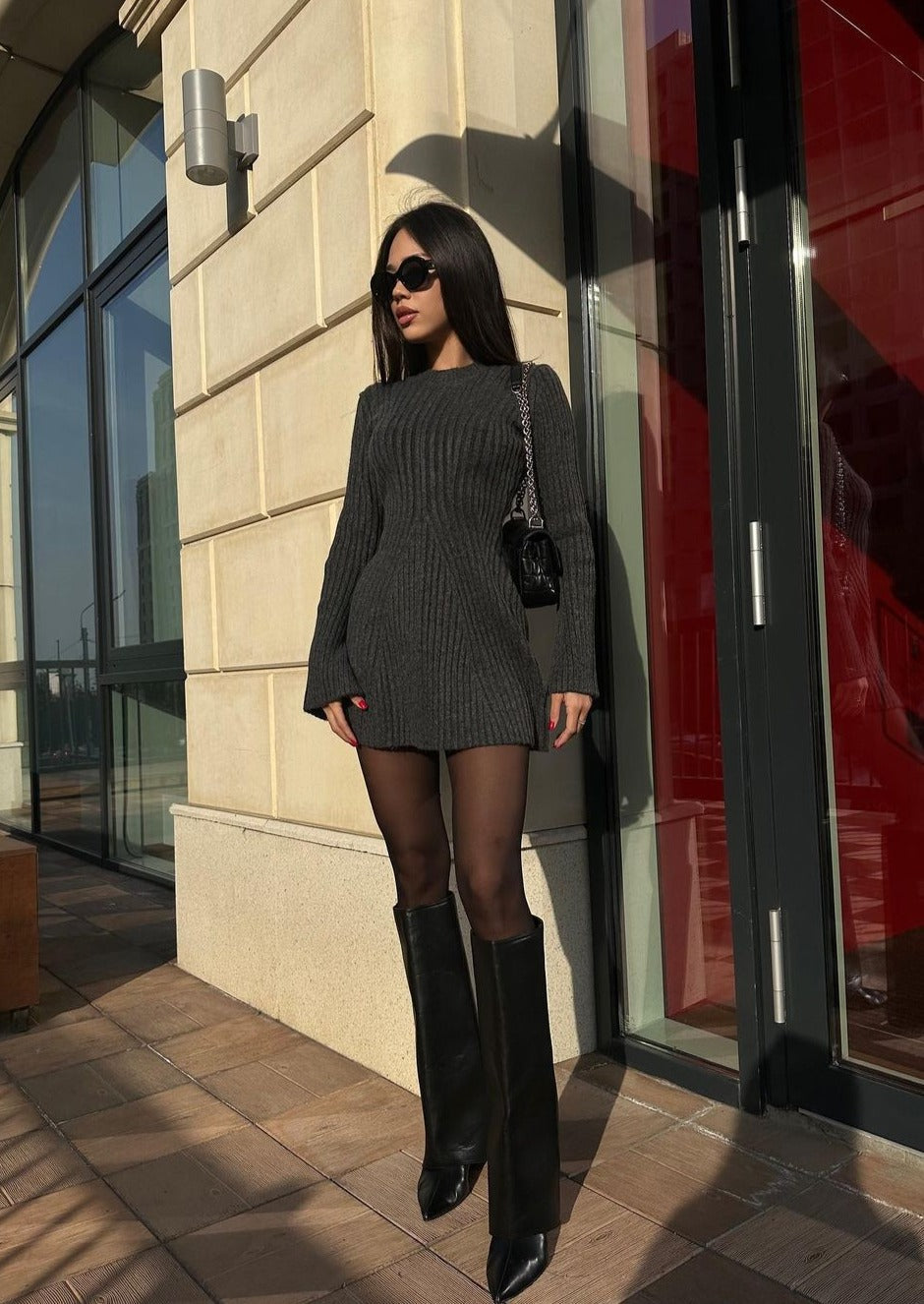 Eloise Dress - Smoke - FINAL SALE