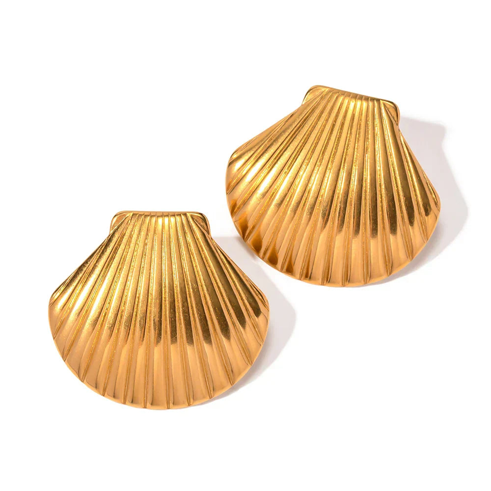 Athena | Seashell Earrings