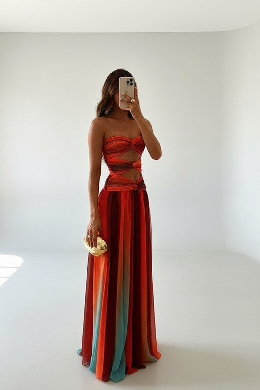 Isadora™ | Off-Shoulder Maxi Dress