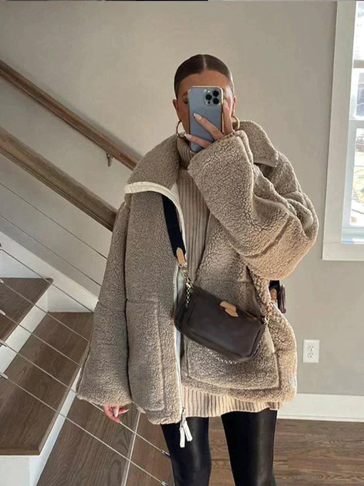 Saar | Teddy Fleece Jas