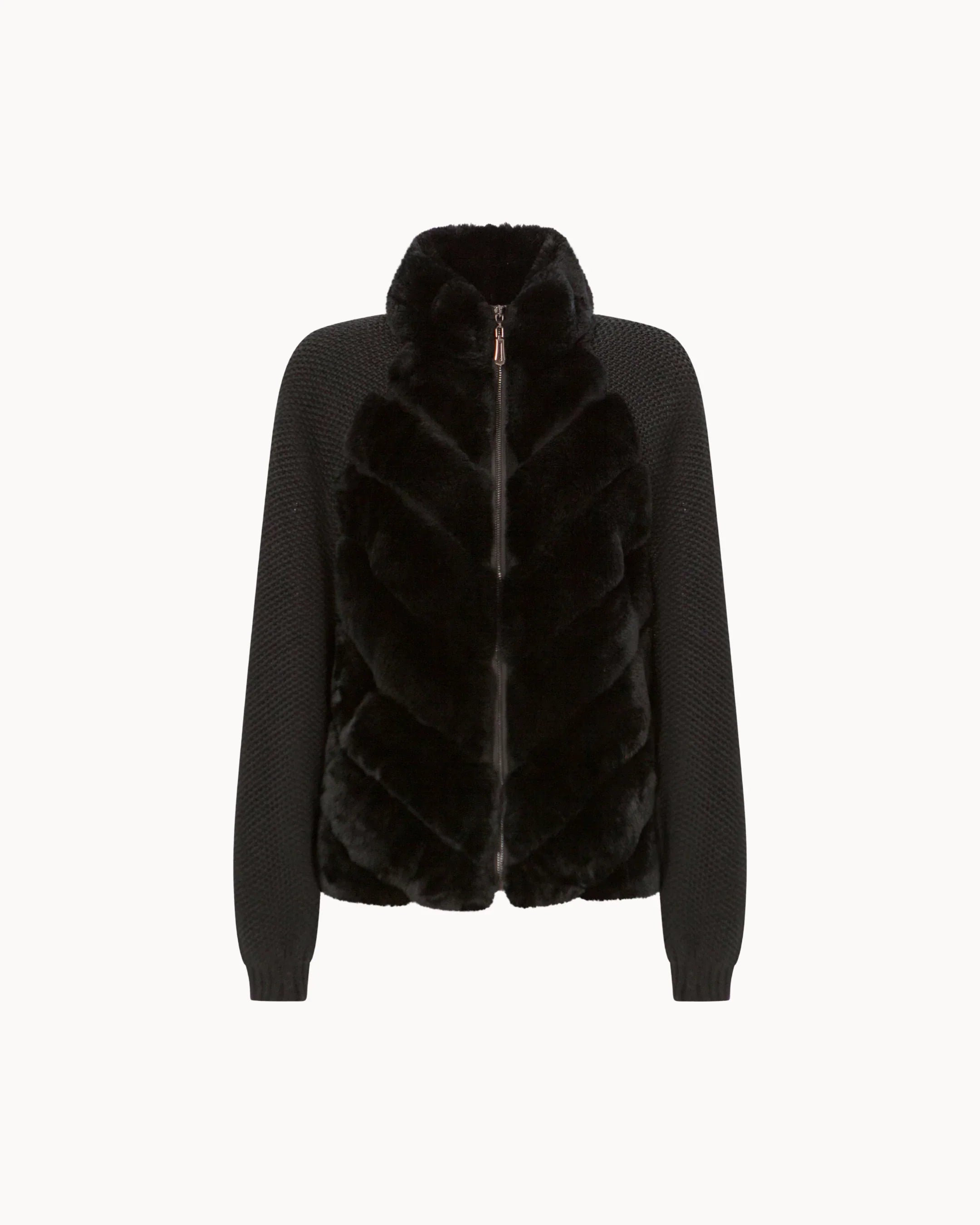 Cenya Fur Jacket - Frosted Greige