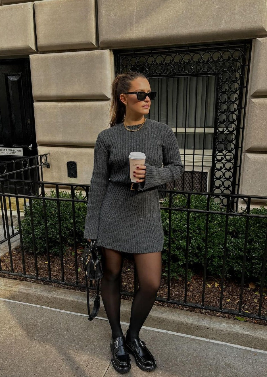 Eloise Dress - Smoke - FINAL SALE