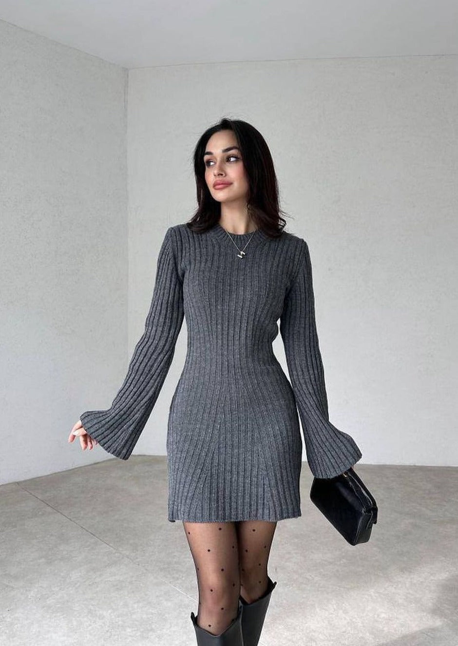 Eloise Dress - Smoke - FINAL SALE