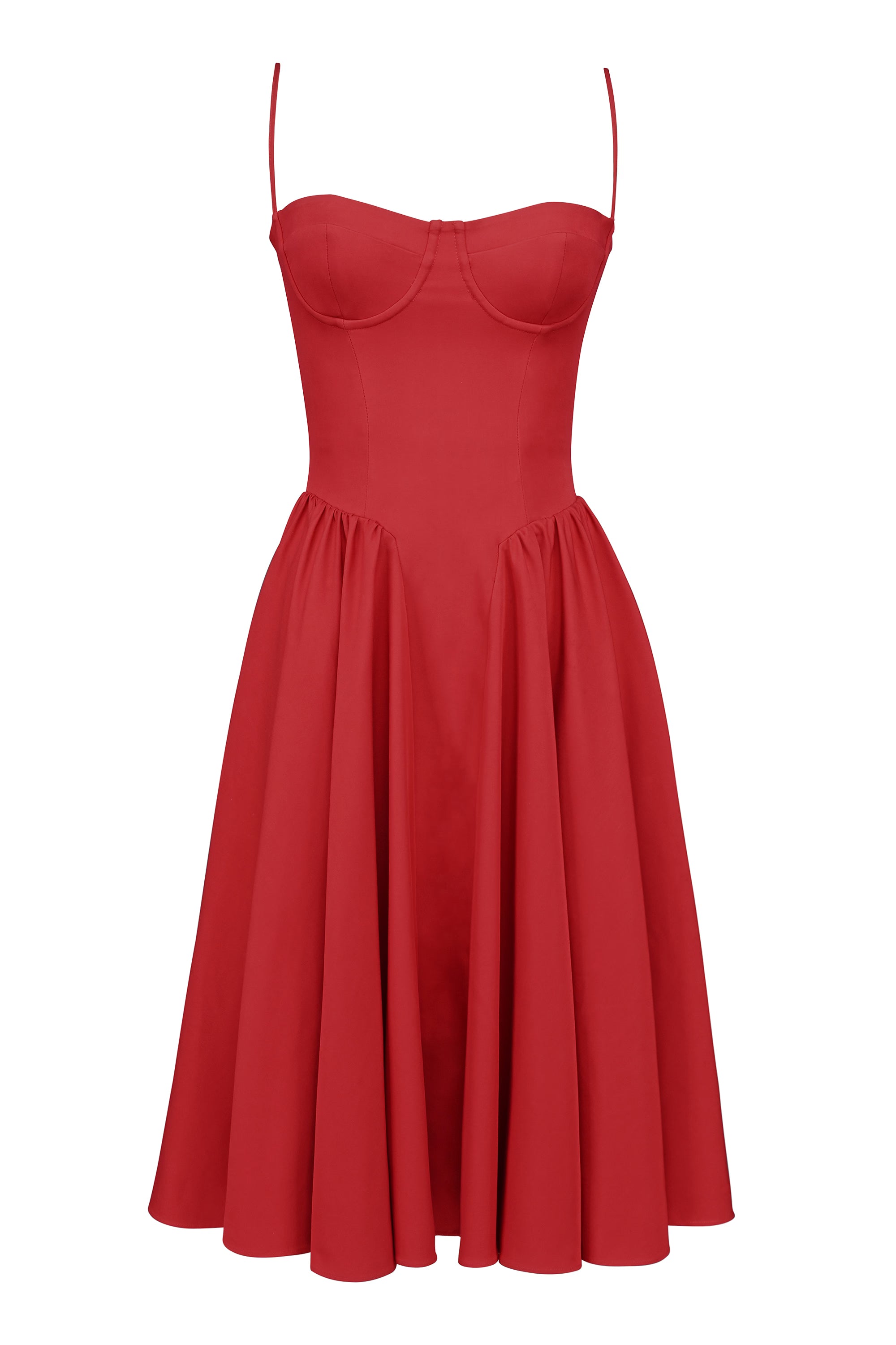 Arianna Corset Summer Midi Dress