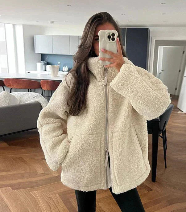 Saar | Teddy Fleece Jas