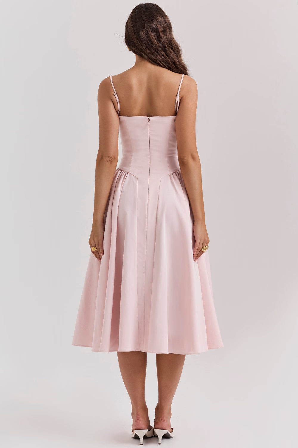 Arianna Corset Summer Midi Dress