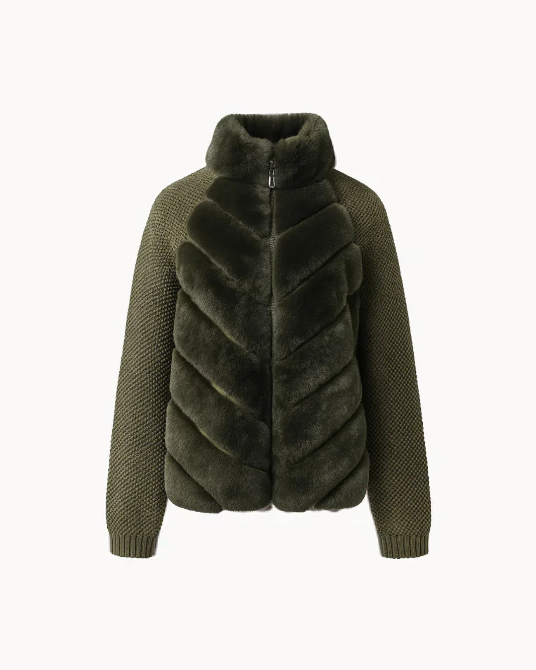 Cenya Fur Jacket - Frosted Greige